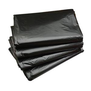 Bolsa de basura gruesa ecológica de 50 cuentas, bolsas de basura, bolsas de basura de cáñamo planas negras, revestimiento de gran capacidad - Product Image 1