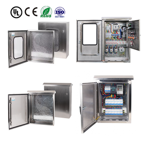 IP66 IP67 tùy chỉnh thực hiện NEMA kim loại không thấm nước Hộp phân phối SS304 SS316 chải kết thúc hộp thép không gỉ bao vây - Product Image 1