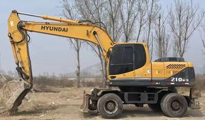 Excavadora de ruedas Hyundai 210W-9 210 usada 21 toneladas de buena calidad excavadora de ruedas Hyundai usada a la Venta barata - Product Image 5