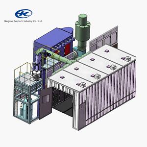 ห้องพ่นทรายระบบกู้คืนเศษเหล็กแบบอัตโนมัติ ใช้ไฟฟ้าและลม รุ่นใหม่ - Product Image 5