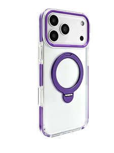 Coque de téléphone transparente en TPU avec anneau rotatif à 360 degrés, protection antichoc de l'appareil photo pour iPhone - Product Image 6