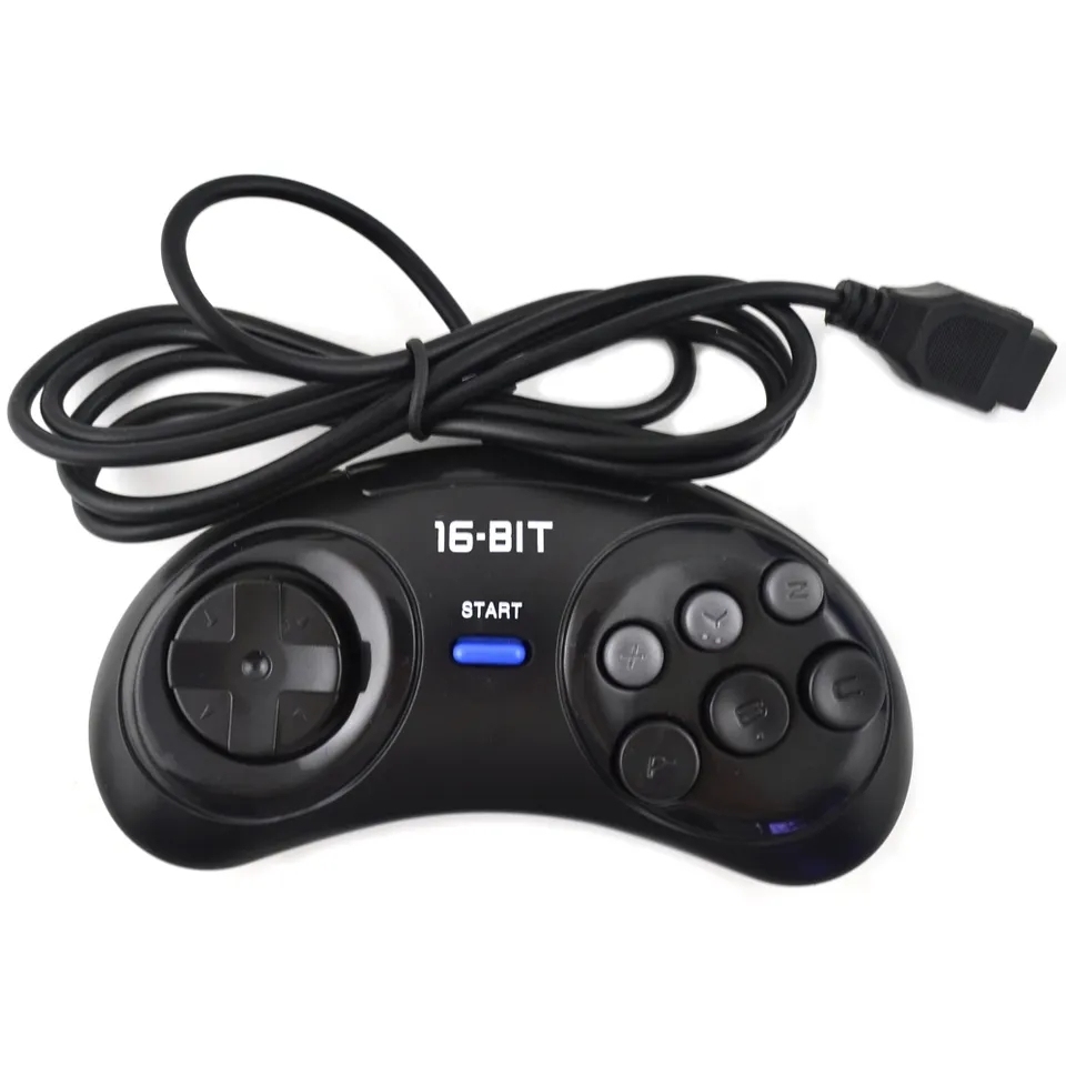 16 Bit 2GB Wired Controller for SEGA Genesis - 6 Button Mini