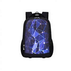 Custom Sublimation Polyester Fashion Characters <b>Child</b> School <b>Backpack</b> Comfortable Zipper Closure Arcuate Shoulder Strap 15 - Product Image 2