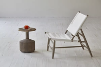 Mobilier naturel organique moderne du milieu du siècle tabourets de meubles authentiques table basse ronde table en bois ensemble de table basse