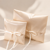 Sacs à poussière en satin de soie doux de haute qualité avec logo personnalisé QMS pour sacs à main, sacs enveloppe, cadeaux OEM
