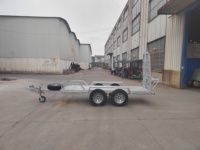 Meilleure vente Tandem galvanisé 10x5 mini remorques hydrauliques de 2 tonnes