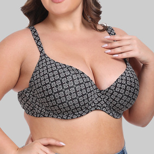 Ladymate ODM/OEM sujetador de Para mujeres talla Grande phụ nữ đầy đủ cup in không độn Underwire Áo ngực quá khổ cộng với kích thước áo ngực - Product Image 2