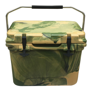 <span class=keywords><strong>Glacière</strong></span> portable de camping 20qt en PE rotomoulé, isotherme, imperméable, durable, antidérapante, avec poignée, couleur camouflage personnalisée - Product Image 4