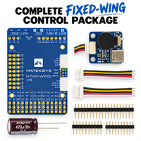 Contrôleur de vol en métal MATEKSYS H743 pour drone à aile fixe ArduPilot INAV STM32H743 7 UART 13 PWM 3-8S LiPo BEC