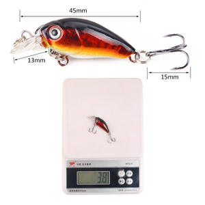 Señuelo de manivela Ytqhxy de 45 mm y 3.8 g para pesca de lubina en aguas medias - Product Image 1