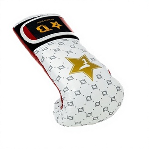 นวมชกมวย Fairtex Booster หนังวัวแท้ ระบายอากาศได้ดี ซับเหงื่อ น้ำหนักเบา ปิดด้วยแถบตีนตุ๊กแก สีแดงขาว รุ่นพิเศษ - Product Image 4