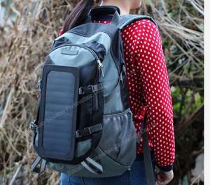 Aspirateur à dos sans fil Slocable à énergie solaire avec panneau solaire de 6,5 W, échantillon gratuit - Product Image 5