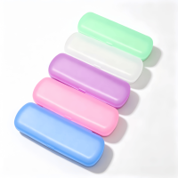 Étui à lunettes simple en plastique rigide avec fermeture à pression, modèle Yjh001, 5-5,9 pouces, pour lunettes de lecture optiques, prix d'usine Xinjingakang