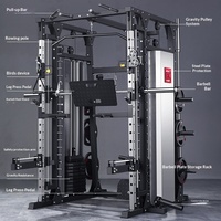 Machine Smith multifonctionnelle, rack à squats de style portique commercial, banc de musculation polyvalent pour la maison