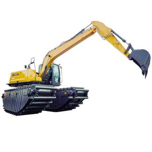 Hete verkoop Topmerk XE75GS Bouwmachine 11 Ton Rupsgraafmachine Amfibisch met fabrieks prijs voor kustgebieden en natte landschappen - Product Image 1