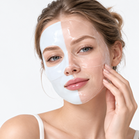 Masque au collagène changeant de couleur, masque facial hydratant au collagène en gel, panthénol, léger et doux, 30g, masque coréen