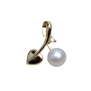 Pendentif en argent S925, accessoires de bricolage, plaqué or, feuille, cerise, cœur, pendentif, support vide pour 6-8 perles, pierre naturelle, bijoux 4151 - Product Image 5