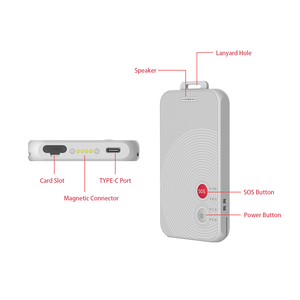 Nhân sự định vị Nhà máy cung cấp thẻ làm việc định vị tích hợp HXZK-UBK uwb + Thẻ làm việc định vị vệ tinh - Product Image 1