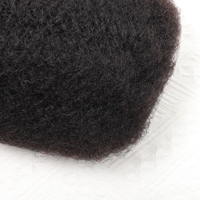 Tresses au crochet Locs brésiliennes 100% cheveux humains vierges bruts non traités 4C Afro Kinky Curly Bulk Cheveux humains pour tressage