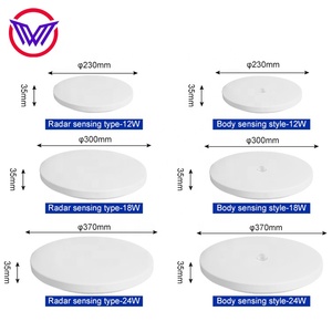 Đèn LED âm trần cảm biến chuyển động radar thân người tiết kiệm năng lượng hiện đại hành lang ban công cầu thang PP PC 12W 18W 24W - Product Image 2