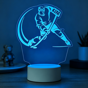 3D Acrylic Night <b>Light</b> Tables Lamp Decoration Bedroom Ice Hockey Games Lamps LED Smart Home <b>Lights</b> Anime <b>Light</b> Lamp Kids Decor - Product Image 1