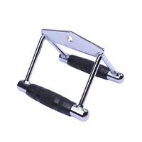 Triceps en acier robuste Zipper Cable Accessoire Haltérophilie Exercice V-bar avec caoutchouc