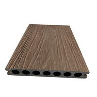 Planches de terrasse en WPC à installation par clic, imperméables, à grain de bois, écologiques, revêtement de sol composite bois-plastique pour cour