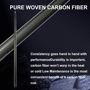 Asta Per Stecca Da Billiard Pièces d'arbre de queue de billard en fibre de carbone <span class=keywords><strong>Tacos</strong></span> De Billar Snooker Rod Billard Pole Top End - Product Image 2