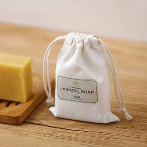 Custom Printed Eco-friendly <b>Canvas</b> <b>Drawstring</b> <b>Bag</b> Bulk Personalized Sustainable Reusable for Kids Toys Shopping Promotional - Product Image 5