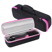 Revlon Brosse pour sèche-cheveux à une étape avec poches en maille à haute capacité de voyage EVA Hard Indoor Ultima Storage Suitcase Travel Case
