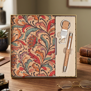 Ensemble Cadeau de Bureau Liviya Promotionnel le Plus Vendu : Porte-cartes, Porte-clés, Stylo Personnalisé Gaufré – Idéal pour Entreprises et Nouvel An - Product Image 2