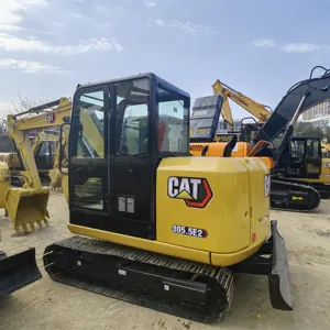 Cater 5 toneladas mini excavadora gato de segunda mano 305,5-E2 máquina multifuncional gato excavadora para la venta