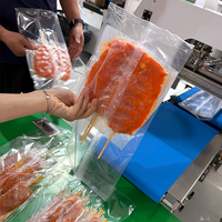 Machine d'emballage sous vide semi-automatique de type oreiller, directe usine, pour viande et aliments surgelés, emballage horizontal sous film