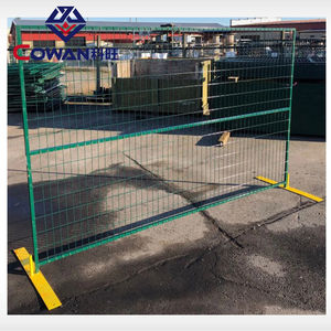 Bas prix à vendre Panneaux de clôture temporaires de chantier de construction canadiens galvanisés soudés portatifs d'extérieur de haute qualité - Product Image 6