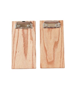 A4 Holz feile Holzmaserung Vertikaler Binder <span class=keywords><strong>Fragebogen</strong></span> Restaurant Massivholz Zwischen ablage Memo Clip Board Office Home Display - Product Image 1