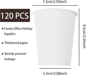 Custom Print Biodegradable Eco-Friendly Cardboard Paper Coffee <b>Cups</b> <b>Disposable</b> Coffee Paper <b>Cup</b> Lid Single Wall Bubble Tea Hot - Product Image 2