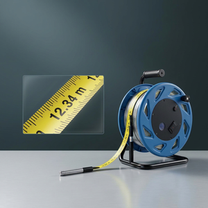 Mètre et jauge de niveau d'eau portable de 50 m avec une précision de 0,03 %, compatible avec l'application Tuya, règle en plastique - Product Image 1
