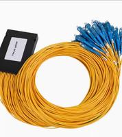 Harga Pabrik 1x8 PLC Splitter Konektor SC/UPC ABS Fiber Optik Pigtail FTTH Kompatibel POE Panjang Gelombang 1260-1650nm 1M Custom