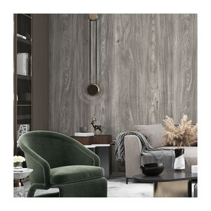 SXP lüks köpük 3D duvar çıkartmaları PVC yapıştırıcısı duvar kağıdı ruloları giyim mağazası için ahşap kaplama duvar kağıdı - Product Image 3