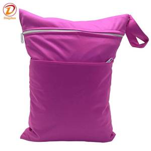 Sac à couches en tissu imperméable avec Double fermeture éclair, pour couches, imperméable, <span class=keywords><strong>de</strong></span> petite taille, pour les costumes <span class=keywords><strong>de</strong></span> <span class=keywords><strong>bain</strong></span>, pour bébés et enfants, étiquette privée - Product Image 5