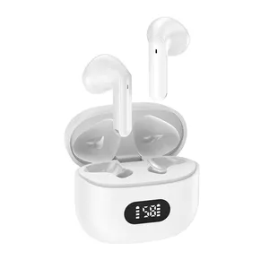 Wireless Earbuds BT 5.3 Earphones TWS Headset Half In-Ear Earphone HIFI Stereo Noise Cancelling Headset Sport Headphone