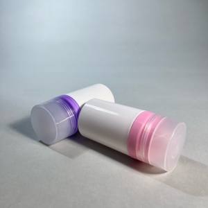 Flacon cosmétique de haute qualité en vente chaude, flacon de parfum anti-transpirant, bouchon transparent, flacon déodorant en PP blanc de 50 ml, flacon roll-on - Product Image 4