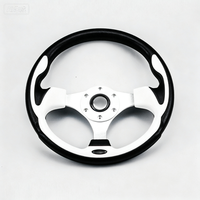 Volant de course universel pour voiturette de golf, en aluminium et PU, pour drift sportif
