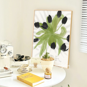 Français Moderne Huile Toile Floral Art Peinture Décorative pour Salon Chambre Salle À Manger Canapé Fond Tenture Murale - Product Image 6