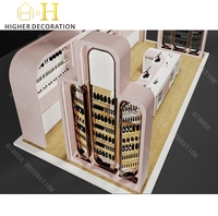 Kiosque de présentation de parfums de luxe, design personnalisé, stand de vente de parfums, vitrine de présentation de parfums, kiosque de parfums pour centre commercial à vendre