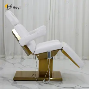 यूरोप लोकप्रिय आधुनिक सौंदर्य सैलून इलेक्ट्रिक उपचार टेबल अंकित नेत्र चेहरे की मालिश बिस्तर
