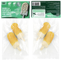 Friandises à mâcher pour chiens en forme de crème glacée, saveur fruitée, riches en protéines, pour le nettoyage dentaire – Fournisseur d'usine