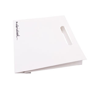 New Design Luxury Gift <b>Bags</b> Custom Art <b>Paper</b> Matt Lamination <b>Store</b> Take Away Personal Logo Print Hollow Handle - Product Image 5