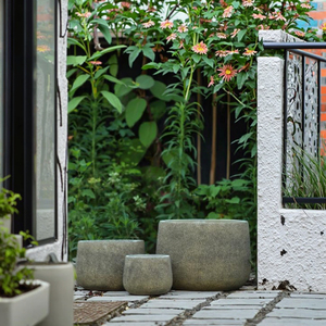 Pots à fleurs en argile fibre multicolores les plus vendus, écologiques, pour jardin extérieur, avec trou de drainage, style argile violette - Product Image 6