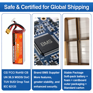 TPENERGY 半固体替换电池 LiNiMnCoO2 1000 次循环 RC 农业用 FPV 无人机电池组 - Product Image 4